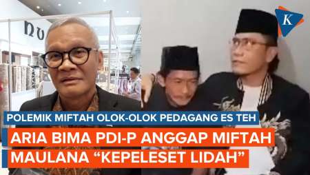 Miftah Hina Pedagang Es Teh, Politisi PDI-P Anggap Cuma Terpeleset Lidah