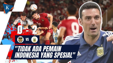 Komentar Pedas Scaloni soal Lemparan Pratama Arhan yang Repotkan Martinez