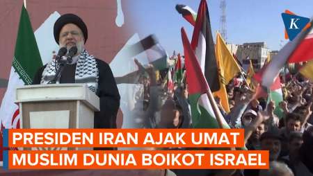 Bela Palestina, Presiden Iran Serukan Negara Muslim di Dunia Putuskan Hubungan Politik dengan Israel