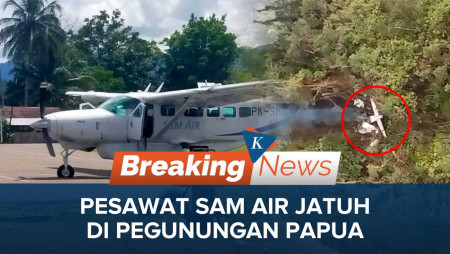 BREAKING NEWS! Pesawat SAM Air Jatuh di Papua, 6 Orang Jadi Korban