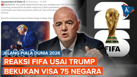 Reaksi FIFA Setelah AS Bekukan Visa Imigran 75 Negara Jelang Piala Dunia 2026