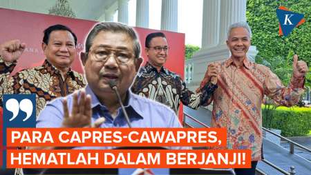 SBY Imbau Capres-Cawapres Tak Obral Janji yang Terlalu Muluk