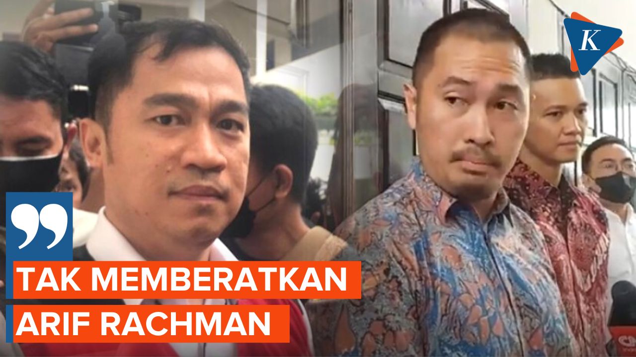 Kuasa Hukum Klaim Keterangan Saksi Meringankan Arif Rachman