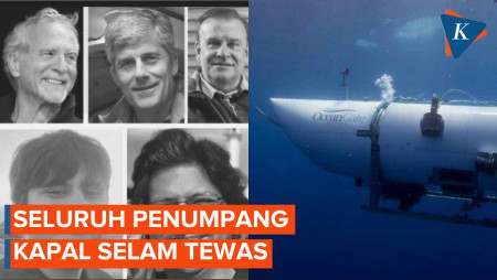 Penjaga Pantai AS: 5 Penumpang Kapal Selam Tur Titanic Dipastikan Tewas