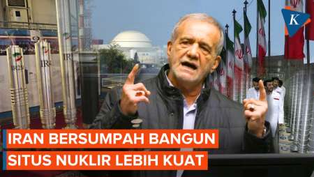 Rusak Diserang AS-Israel, Iran Bersumpah Bangun Lagi Situs Nuklir Lebih Kuat