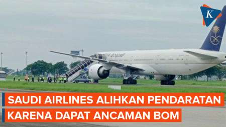Dapat Ancaman Bom, Pesawat Saudi Airlines Mendarat di Bandara Kualanamu