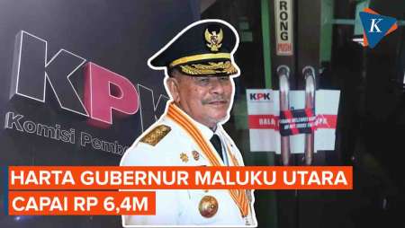 Ditangkap KPK, Gubernur Maluku Utara Punya Kekayaan Rp 6,4 Miliar