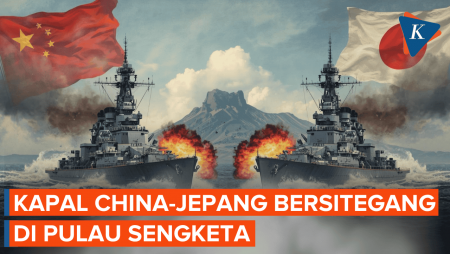 Tegang! Kapal China Dan Jepang Berhadapan Di Pulau Sengketa