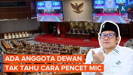 Cak Imin Cerita Momen Lucu, Anggota DPR Bingung Menyalakan Mic