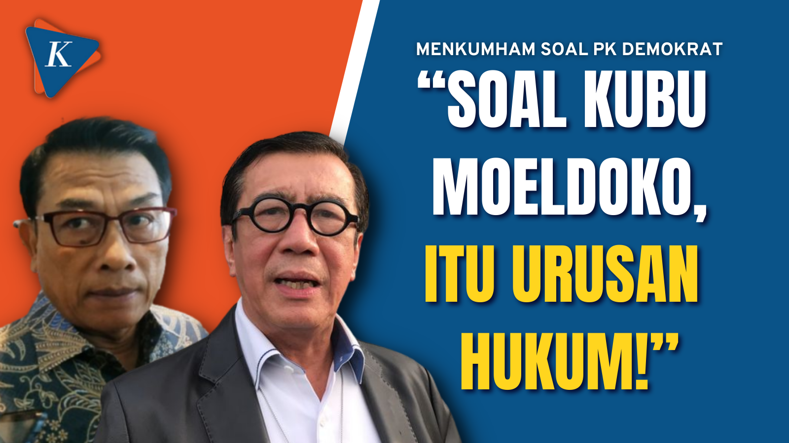 Respons Menkumham Yasonna soal Kubu Moeldoko Ajukan PK Kepengurusan Demokrat