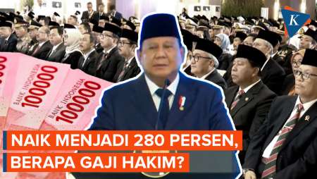 Berapa Gaji Hakim Jika Dinaikkan Prabowo Menjadi 280 Persen?