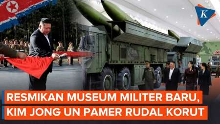 Kim Jong Un Pamer Museum Militer Baru, Penuh Rudal Dan Senjata Andalan Korea Utara