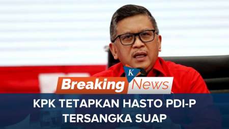 KPK Tetapkan Sekjen PDI-P Hasto Kristiyanto Tersangka Suap Bersama Harun Masiku