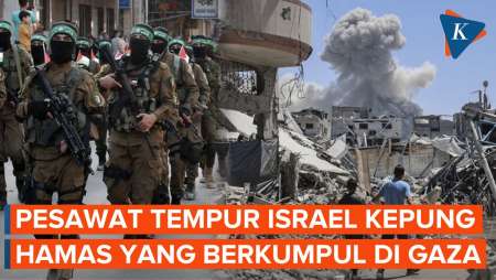 Hamas Disebut Berkumpul Kembali, Pesawat Tempur Israel Kepung Wilayah Gaza