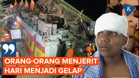 Korban Kecelakaan KA di India Kenang Momen Mencekam di Dalam…