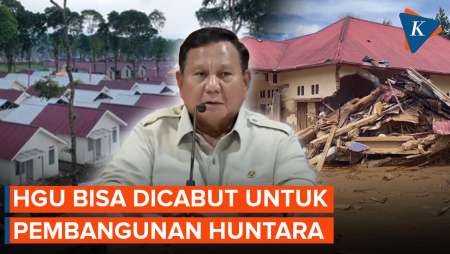 Prabowo Tegaskan HGU Bisa Dicabut Demi Hunian Sementara Korban Bencana Sumatera