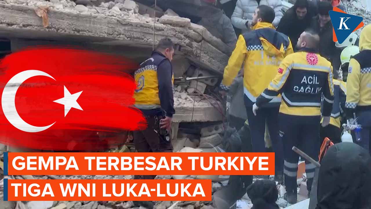 Tiga WNI Terluka akibat Gempa Turkiye