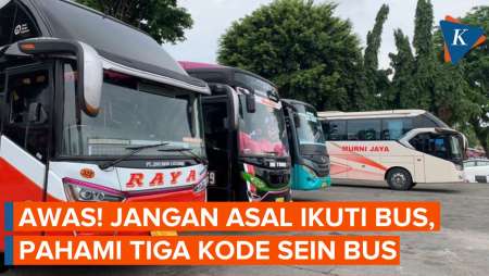 3 Kode Sein Saat Berada di Belakang Bus, Jangan Asal…