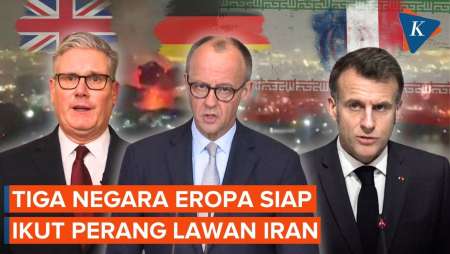 Perancis, Jerman, Dan Inggris Bersiap Ikut Perang, Iran Dikeroyok?