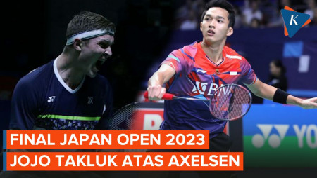 Hasil Final Japan Open 2023: Jojo Gagal Bendung Axelsen