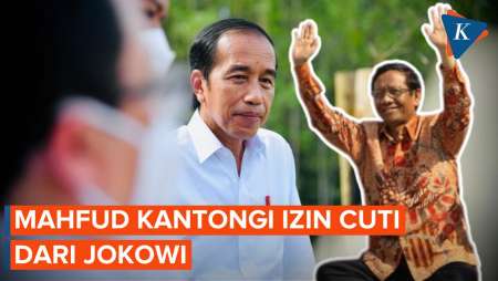 Mahfud Kantongi Izin Cuti dari Jokowi untuk Kampanye