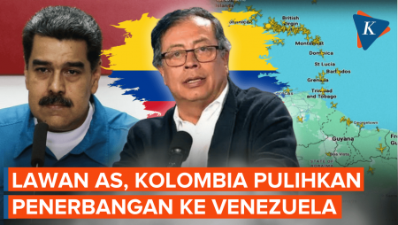 Presiden Kolombia Lawan Seruan Trump Untuk Tutup Wilayah Udara Venezuela