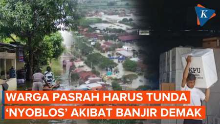 Cerita Warga Demak yang Mesti Tunda Nyoblos Imbas Banjir