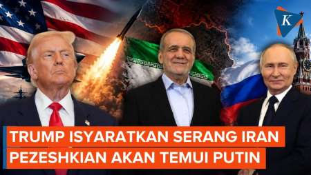 Trump Kirim Sinyal "Epic Fury" Lagi, Pezeshkian Akan Temui Putin di Rusia