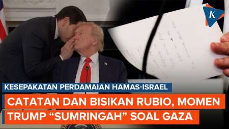 Coretan dan Bisikan: Detik-detik Trump Tahu Hamas-Israel Sepakati Perdamaian Gaza