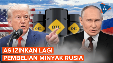 AS "Rayu" Rusia, Trump Izinkan Pembelian Minyak Moskwa