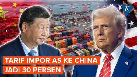Tarif Impor Turun Drastis, Barang China ke AS Kena 30 Persen