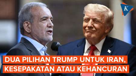 Dua Opsi Trump Untuk Iran, Buat Kesepakatan Atau Kehancuran Total