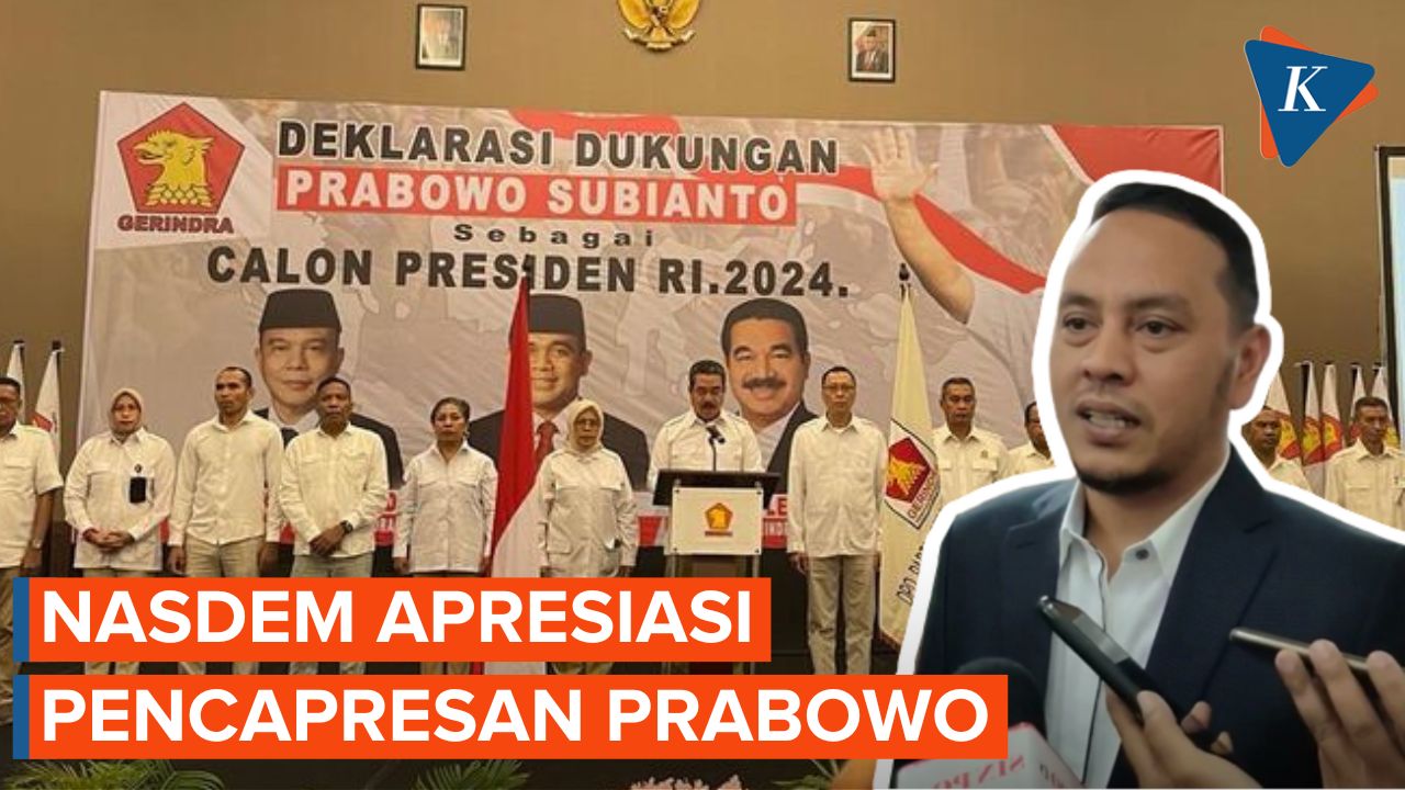 Prabowo Diisukan Maju Sebagai Capres 2024, Partai Nasdem Sampaikan Apresiasi