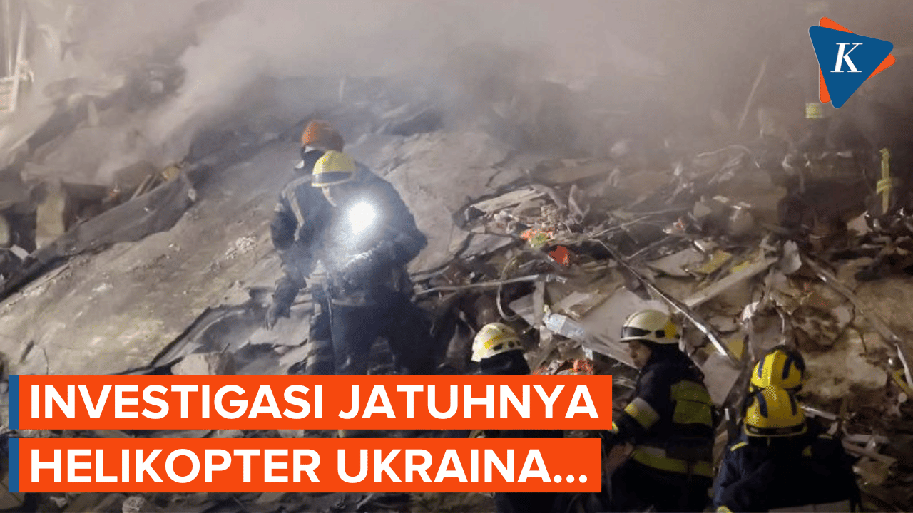 Ukraina Investigasi Jatuhnya Helikopter yang Tewaskan Mendagri