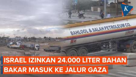 Israel Izinkan Truk Pembawa 24.000 Liter Bahan Bakar Masuk ke Jalur Gaza