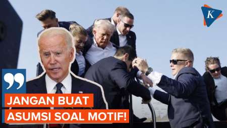 Biden Ngaku Belum Tahu Motif Penembakan Trump: Jangan Buat Asumsi!