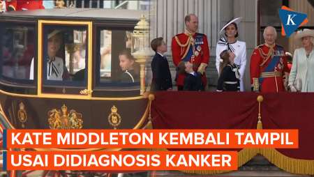 Penampilan Perdana Kate Middleton Sejak Didiagnosis Kanker
