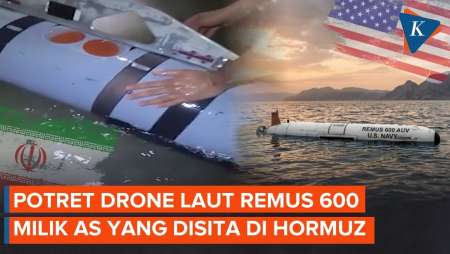 IRGC Kembali Sita Drone Bawah Laut AS Di Selat Hormuz, Ini Penampakannya