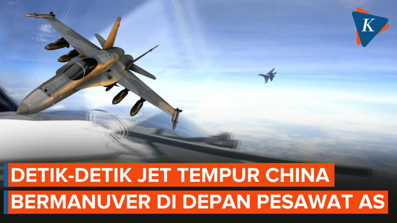 Jet China Manuver Agresif di Depan Pesawat AS: Kedua Negara Saling Curiga