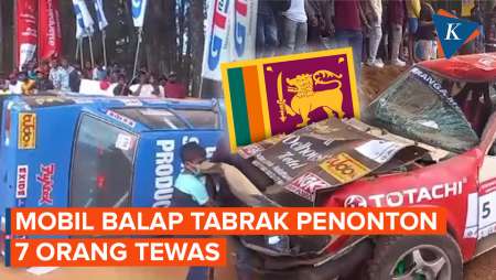 Mobil Balap di Sri Lanka Tabrak Penonton, 7 Orang Tewas