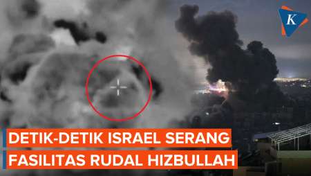 Israel Rilis Video Detik-detik Serangan ke Fasilitas Rudal Hizbullah di Lebanon