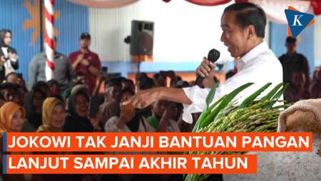Di Hadapan Warga Tolitoli, Jokowi Tak Janji Lanjutkan Bantuan Pangan Beras hingga Akhir Tahun