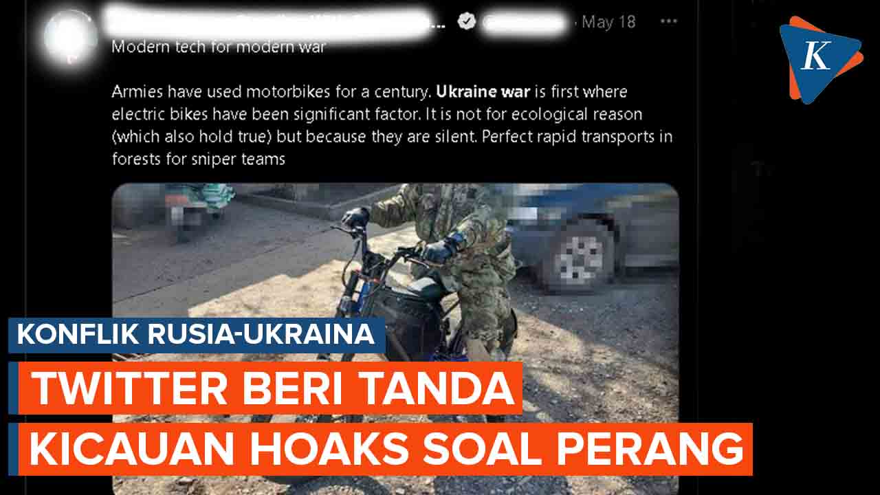 Twitter Tandai Kicauan Hoaks Soal Perang Rusia-Ukraina