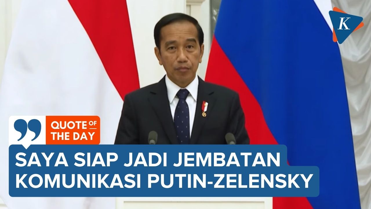 Jokowi Sampaikan Pesan Zelensky ke Putin