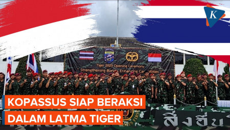 Latma Tiger, Kopassus Uji Kekuatan bersama Pasukan Khusus Thailand