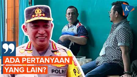 Ekspresi Kapolri Saat Ditanya soal Penetapan Tersangka Kasus Pemerasan SYL