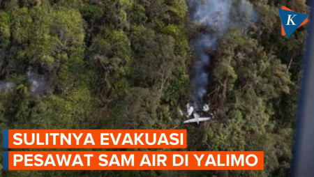 Kendala Evakuasi Pesawat SAM Air yang Jatuh di Yalimo