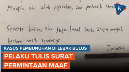 Remaja Pelaku Pembunuhan di Lebak Bulus Tulis Surat, Ini Kata Polisi 