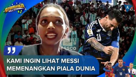 Selebrasi Fans Argentina Di India, Ingin Lihat Messi Juara Piala Dunia