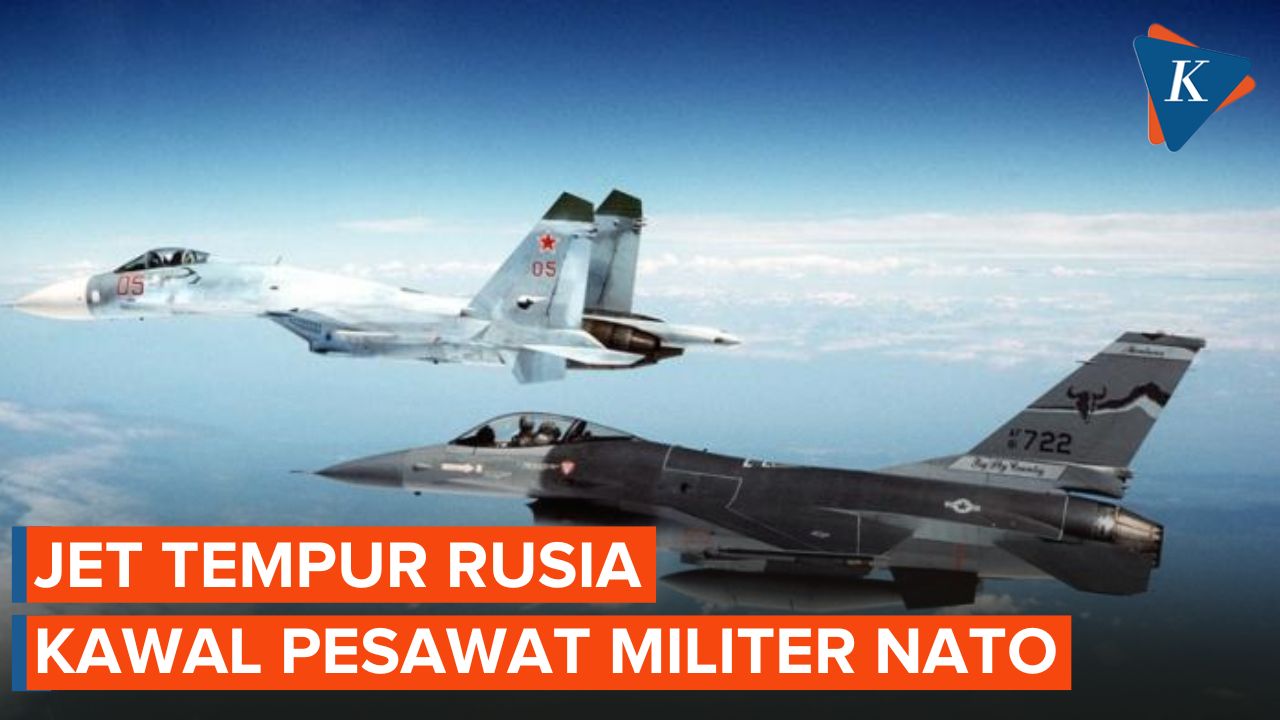 Jet Tempur Rusia Tempel Ketat 2 Pesawat Militer NATO, Ada Apa?